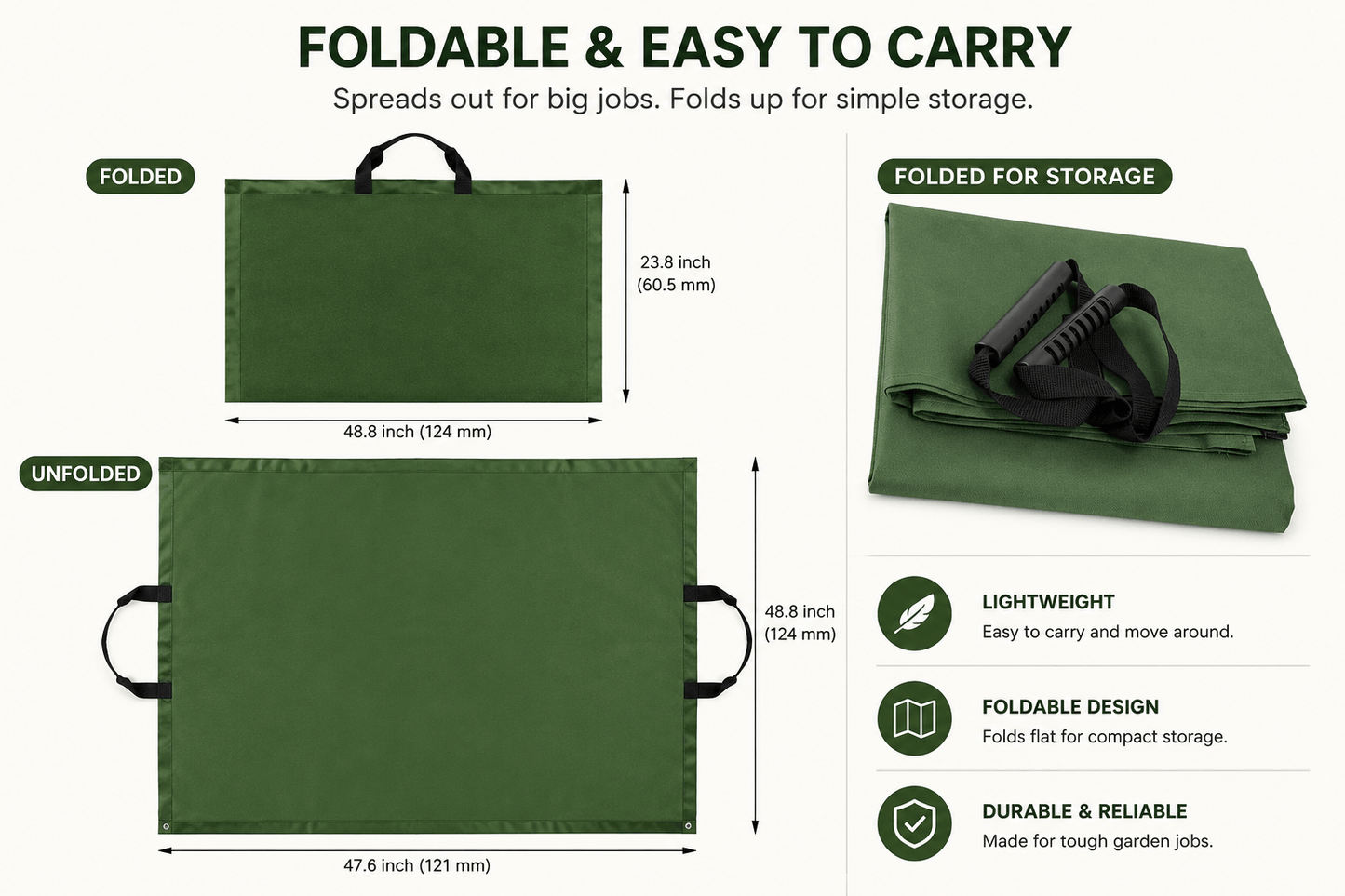 Plantify-JoY™ Leaf & Mulch Hauler